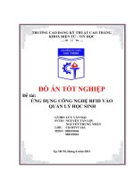 Ứng dụng công nghệ RFID vào quản lý học sinh