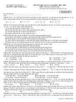 ÔN ĐH CẤP TỐC SỐ 4