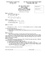 Đề+ĐA TSL10 Quảng Ninh 2009-2010