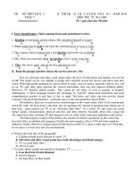 ĐỀ THI THỬ ĐẠI HỌC CAO ĐẲNG LẦN 1 NĂM 2010 MÔN TIẾNG ANH