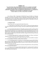 thông tư hoạt động cho thuê tài chính