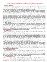 Công tác chủ nhiệm lớp (1)