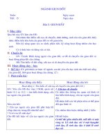 Giao an sinh 7 ( 2 bai)