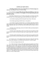 Kế toán ngân hàng những quy định chung 