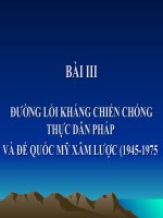 Đường lối kháng chiến chống thực dân pháp và đế quốc mỹ 