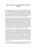 Nghĩ về xây dựng trừong học thân thiện...