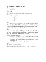 ĐỀ THI VÀO 10 THAM KHẢO - ĐỀ SỐ 11