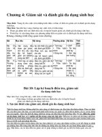 Bài giảng bảo tồn đa dạng sinh học - Chương 4