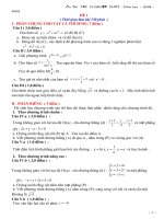 Đề ôn thi tốt nghiệp 2009 Môn Toán