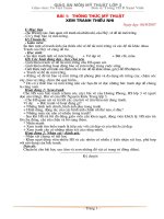 Tổng hợp giáo án khối 3