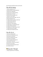 Đố vui Địa lí