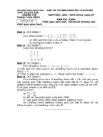 DE DU BI MON TOAN DAI TRA TUYEN VAO CHUYEN 2004-2005