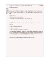 LAY PASS trong các chuong trinh