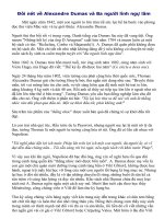 Đôi nét về Alexandre Dumas