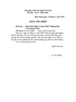 Mẫu giấy xin phép