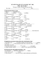 đề thi học ky 2