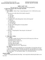 Đề thi vào 10 môn Ngữ văn của ĐHKHTN năm 2009