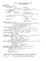 De cuong on tap ky Ii