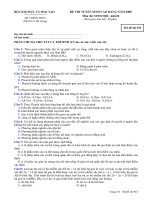 ĐỀ THI TUYỂN SINH CAO ĐẲNG NĂM 2008 Môn thi: SINH HỌC, khối B 943 