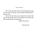 Luận văn thành phần sâu, nhện hại; đặc điểm sinh vật học, sinh thái học của loài sâu hại chính trên các giống chè nhập nội vụ xuân 