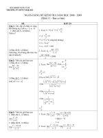 Đề cương ôn thi toán 11 kỳ II (có đáp án)