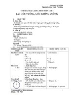 Góc vuong, góc không vuông