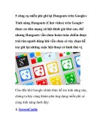 5 công cụ miễn phí ghi lại hangouts trên google 
