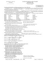 ĐỀ TRẮC NGHIỆM VÀO 10+KEY(16-364)