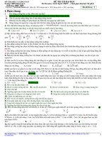 Đề thi thử  2 ( Rất hayThầy Dương - Hậu Lộc I)