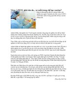 VI RÚT CÚM A H1N1 PHÁT TÁN DO ĐÂU?