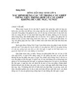 SKKN: Hướng dẫn xác định đúng các vế câu ghép