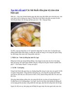 Bài thuốc chữa bệnh cảm cúm