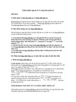 Thành phần nguyên tố và công thức phân tử.