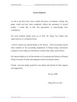 “Aggregating production cost and evaluating unit cost in Huong Giang construction company”.