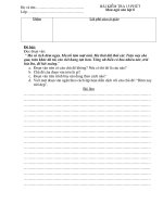 đề kiểm tra 15 phút số 3