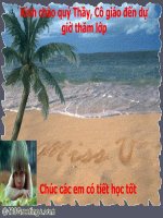 Tiết 8 : Áp suất