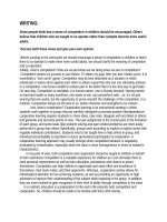 COMPETITION IN CHILDREN