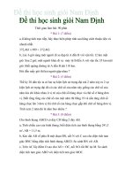 HSG tỉnh Nam Định