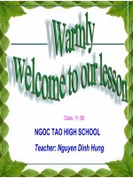 Unit16-Reading -Tieng Anh 11(Ban Co Ban)