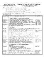 Lịch công tác tháng 3/2009