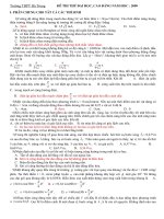 Đề thi thử ĐH, CĐ số 02