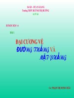 Đại cương ĐƯỜNG THẲG & MẶT PHẲNG