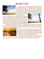 Bãi biển Trà Cổ - Móng Cái