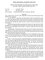 Bài thi tìm hiểu công đoàn Việt Nam