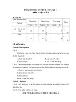 De thi kiem tra vat lý lop 6