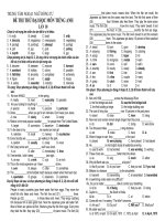 key for de thi thu lan 10