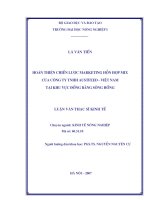 [Luận văn]hoàn thiện chiến lược marketing hỗn hợp mix của công ty TNHH austfeed   việt nam tại khu vực đồng bằng sông hồng 