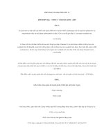 Đáp án HSG tỉnh vòng 2