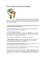 Mẹo sử dụng PowerPoint chuyên nghiệp