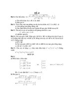 Đề 12-đáp án ôn tập vào THPT 2009-2010